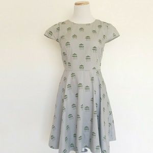 Anthropologie Exclusive Graphic Print Dress